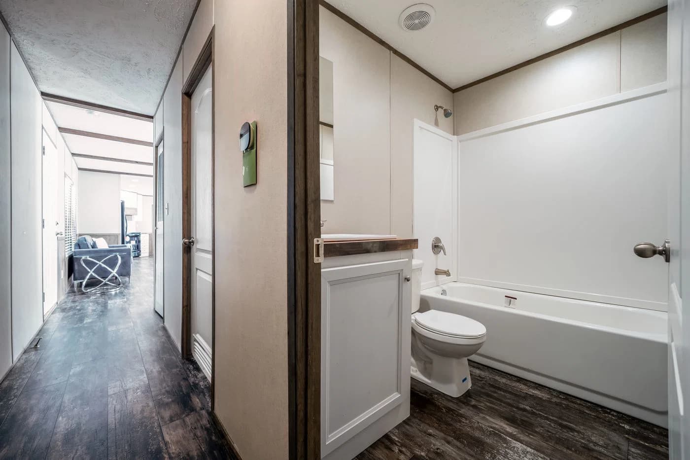 Anniversary entertainer bathroom home features