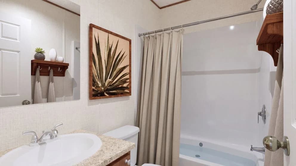 Tru hickory bathroom home features