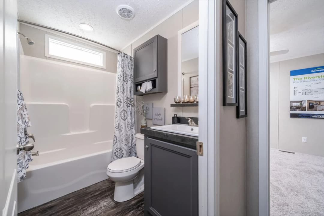 Riverview bathroom home features