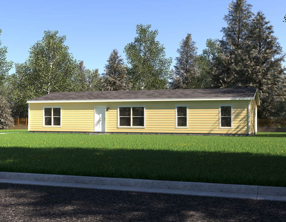 Landmark 28603u hero, elevation, and exterior home features
