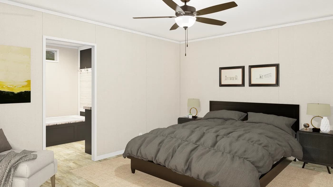 Grand living 76b bedroom home features