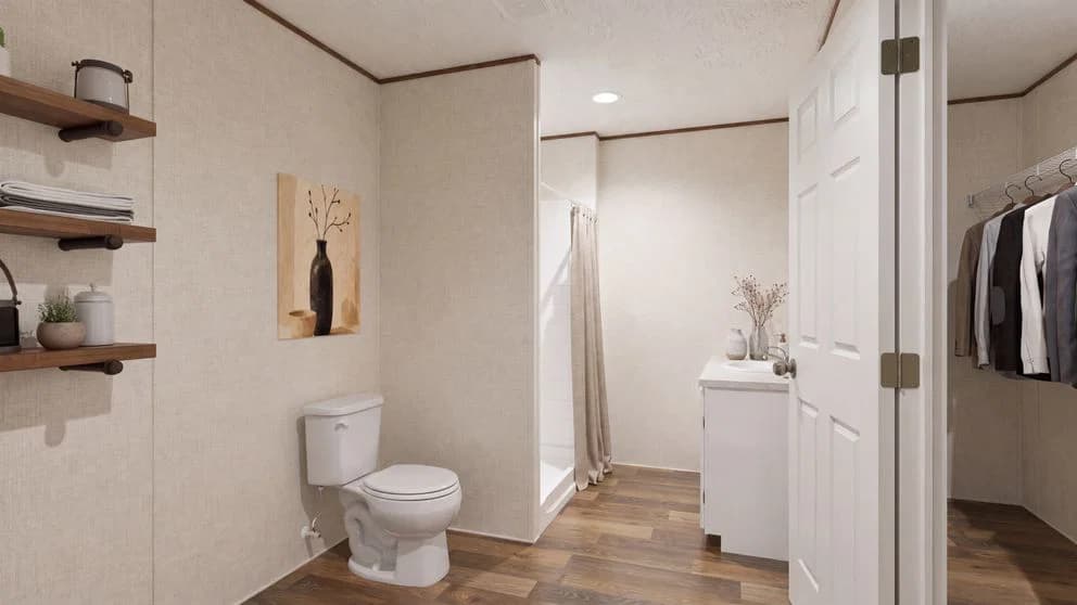 Tru oak bathroom home features