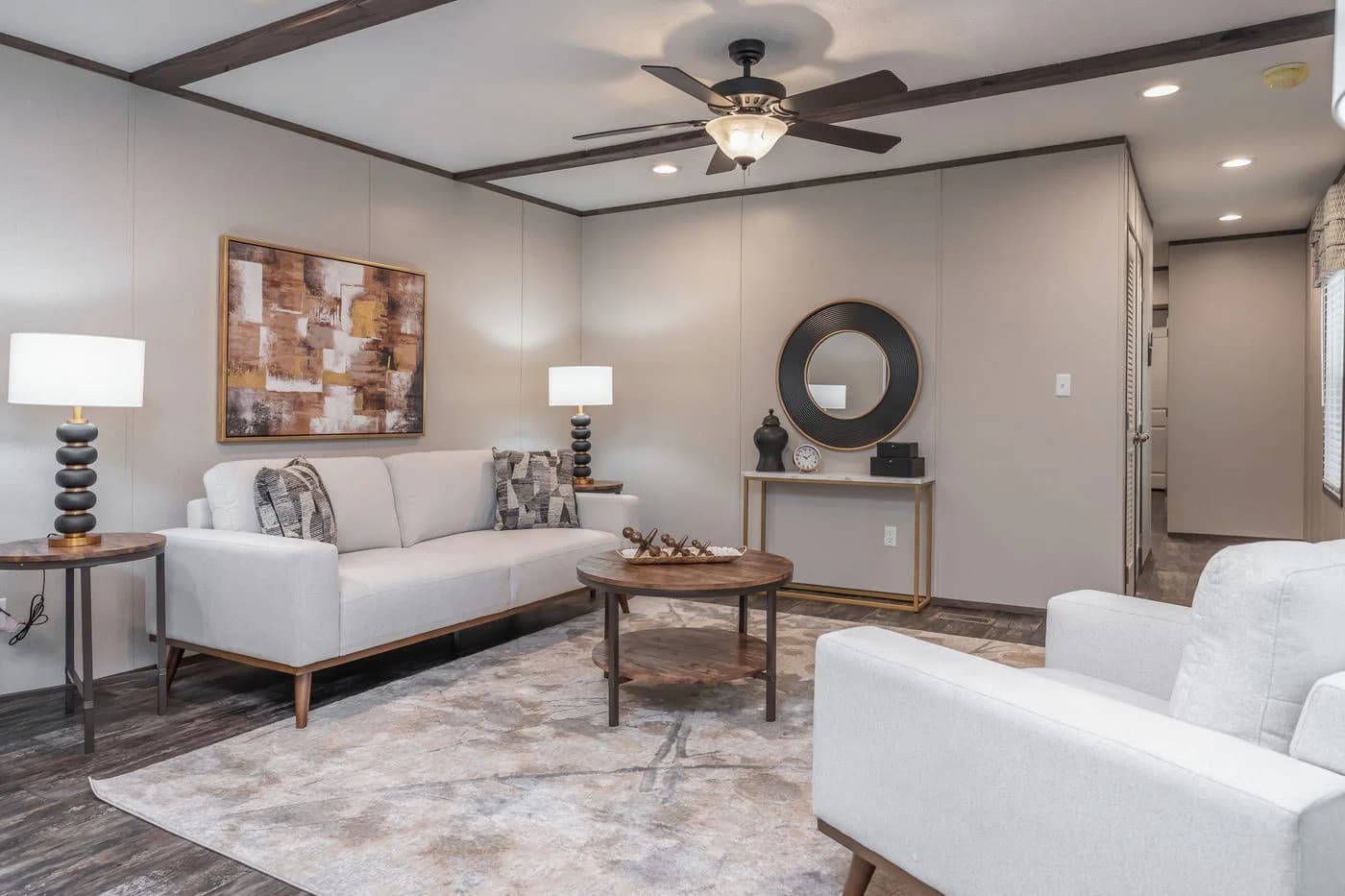 The general interior home features