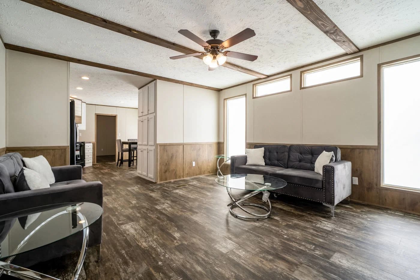 Anniversary entertainer interior home features