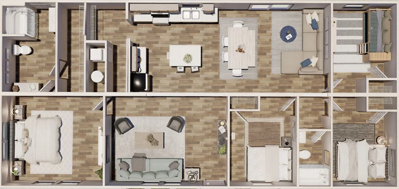 Tru oak  home features