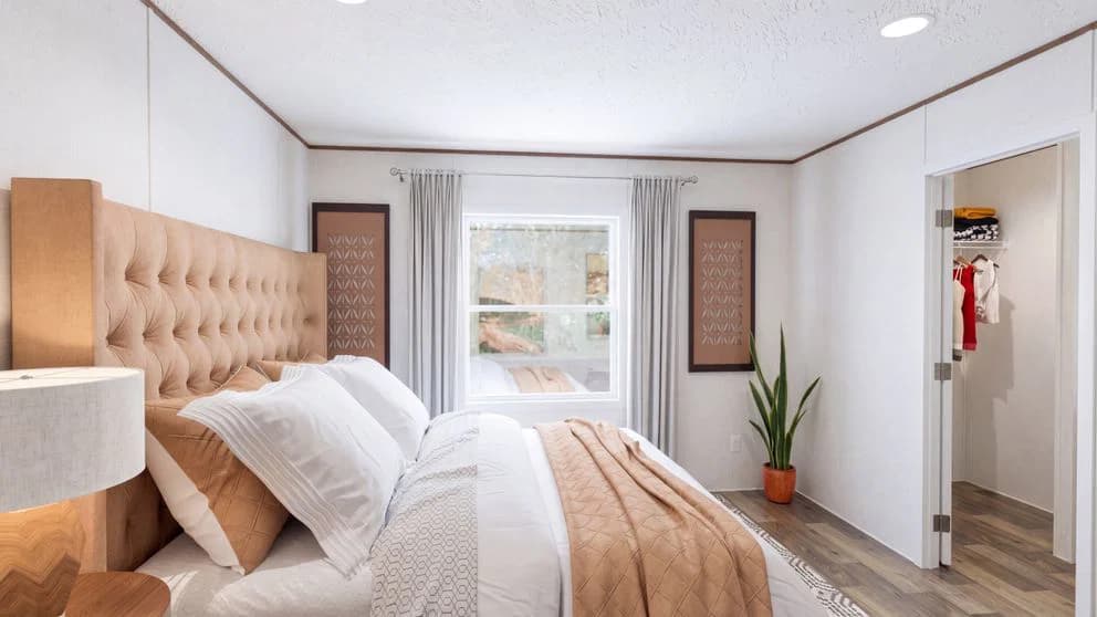 Tru hickory bedroom home features