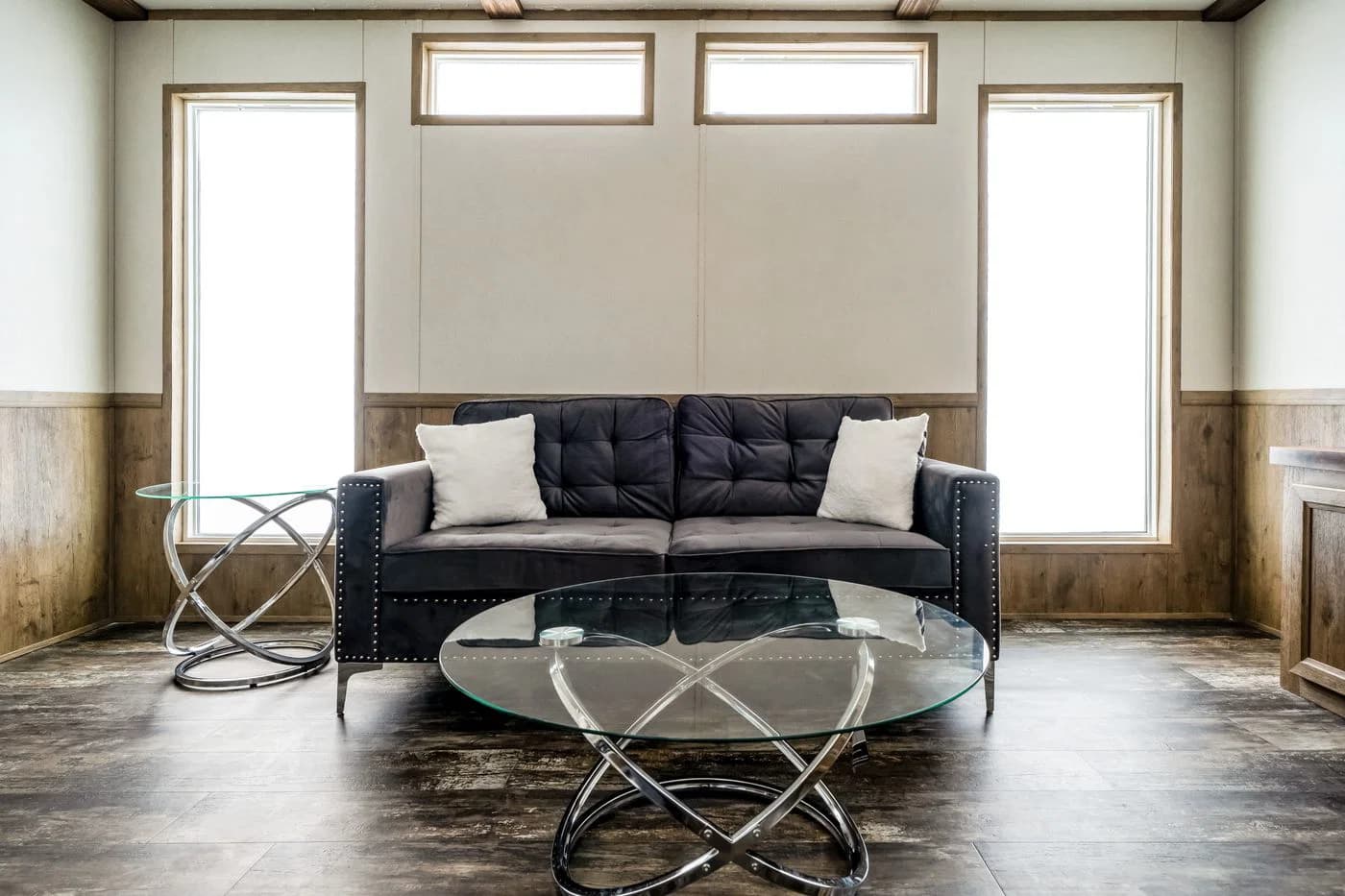 Anniversary entertainer interior home features