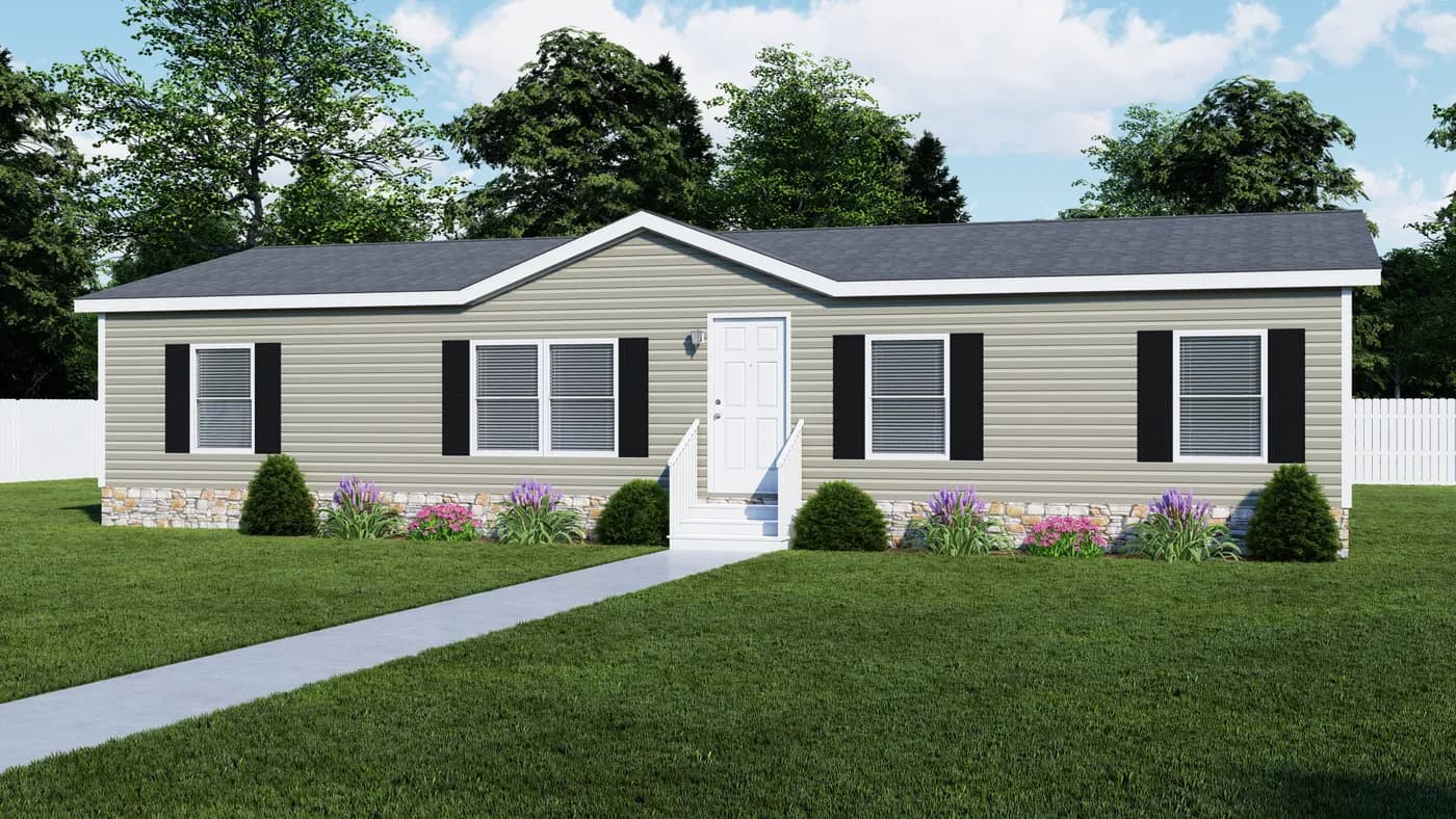 Hardin hero, elevation, and exterior home features