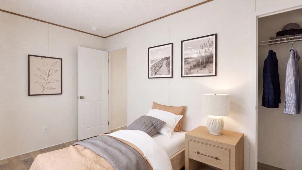 Tru hickory bedroom home features