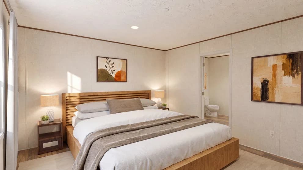 Tru oak bedroom home features