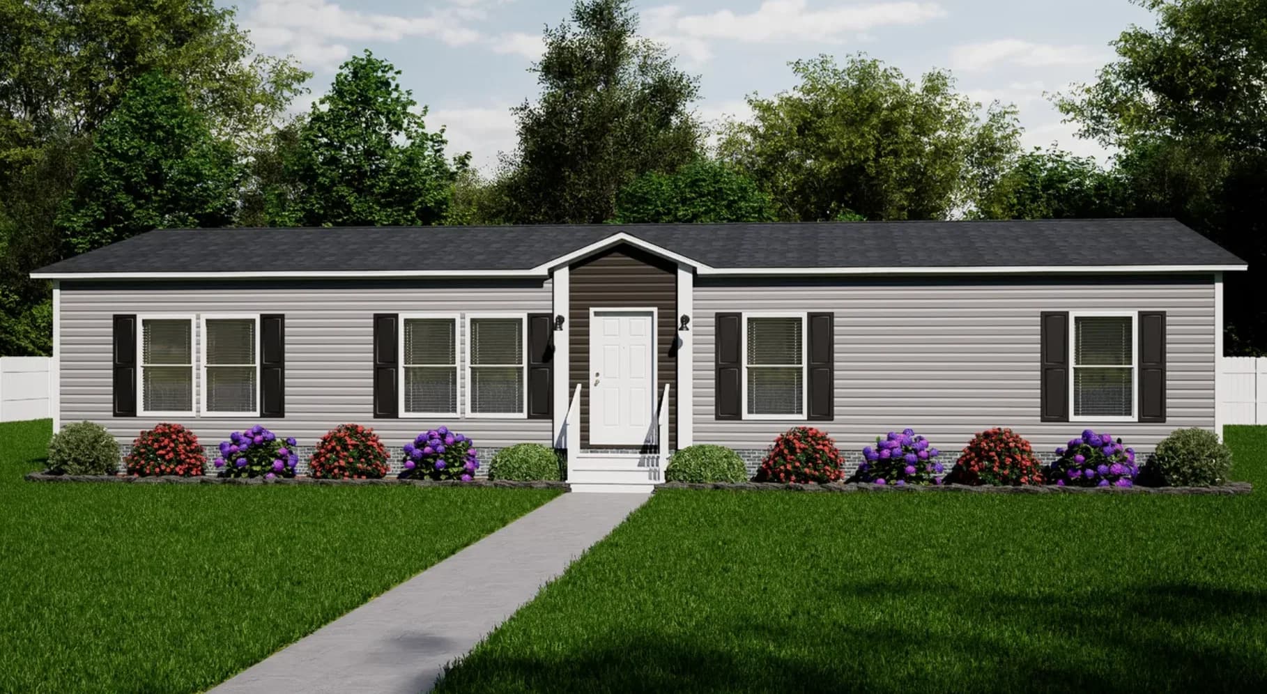 Bella vista hero, elevation, and exterior home features
