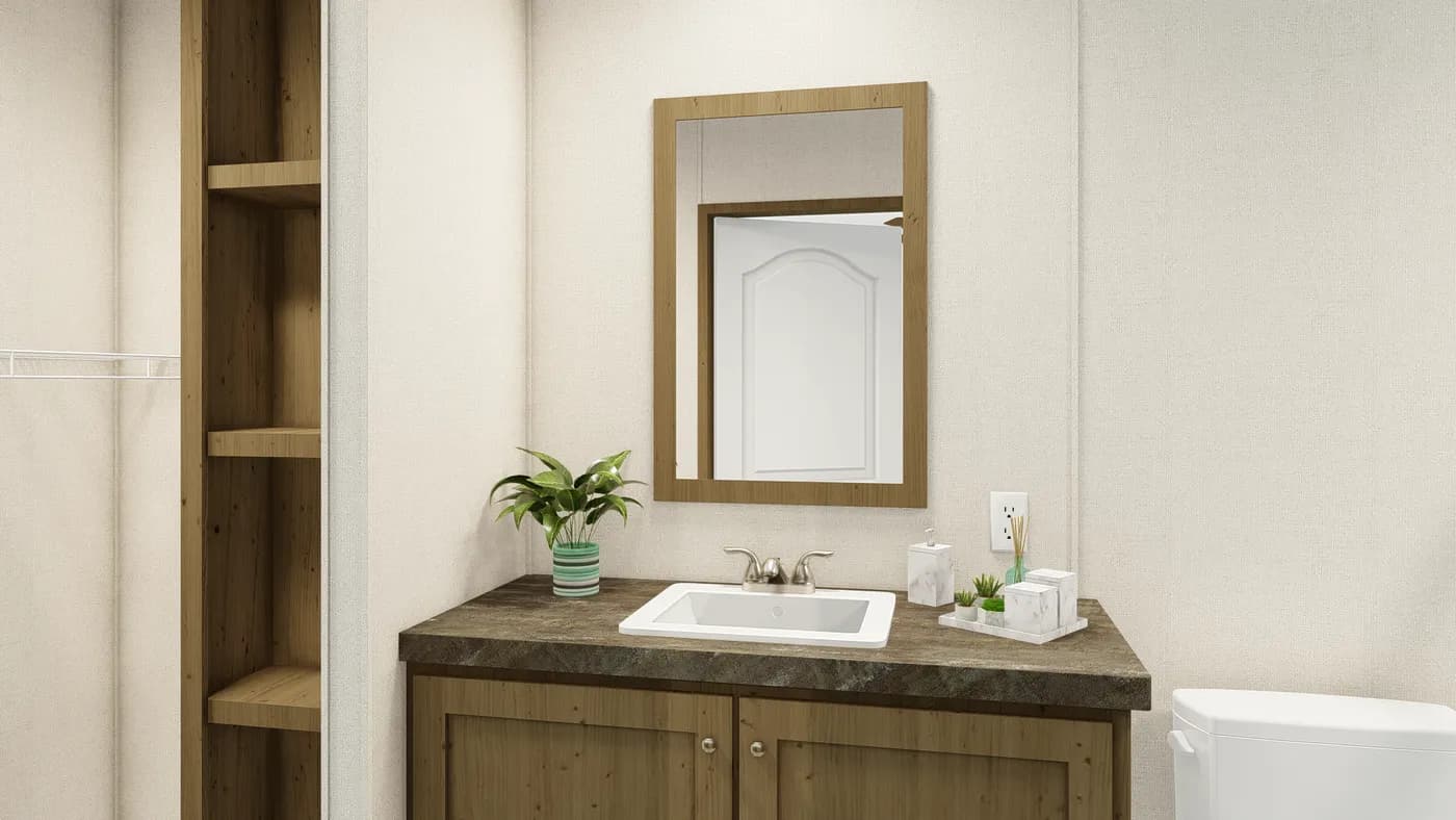 Grand living 72a bathroom home features