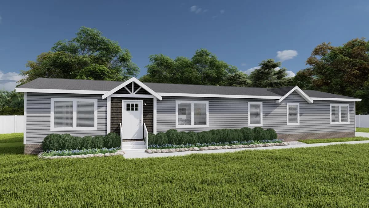 Grand living 76 hero, elevation, and exterior home features