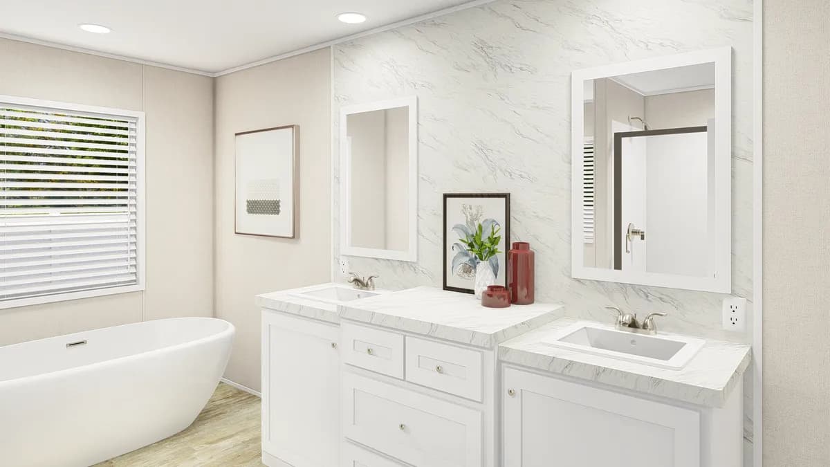 Grand living 76 bathroom home features