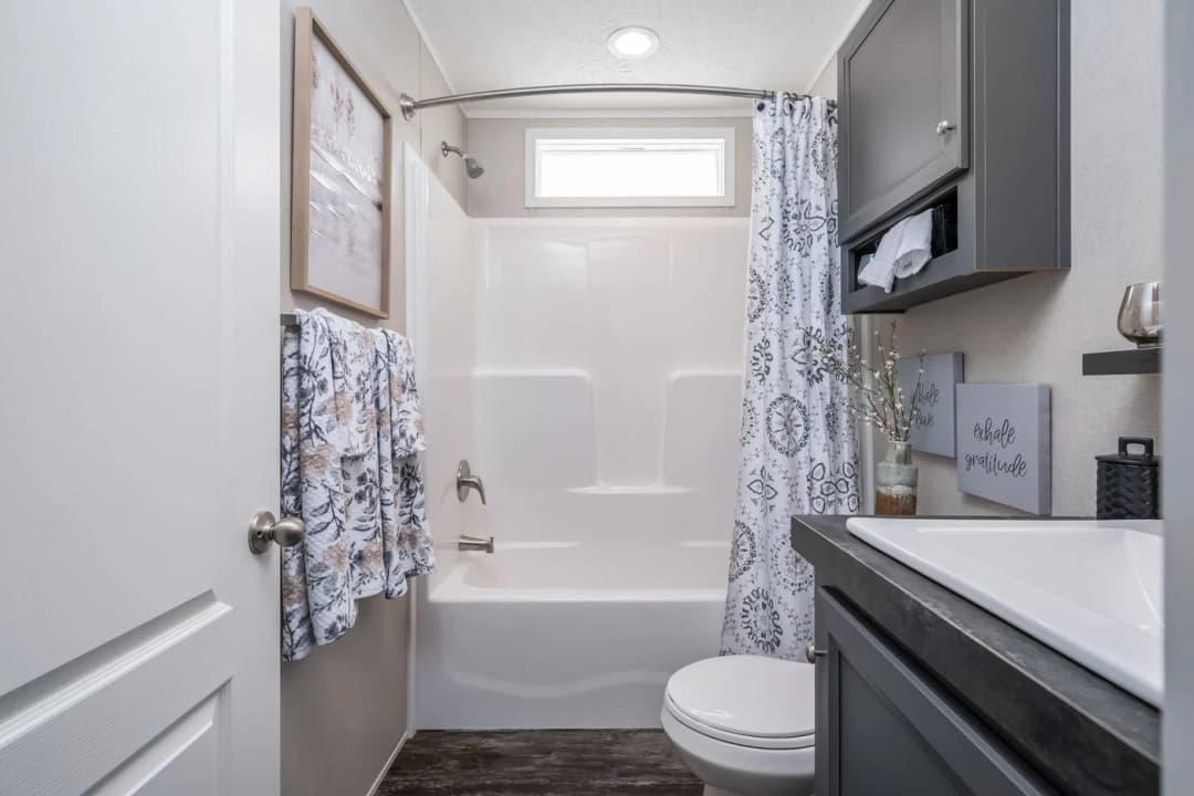 Riverview bathroom home features