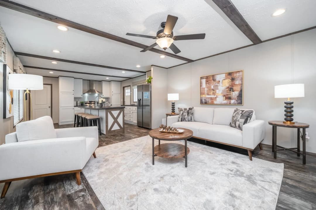 The general interior home features