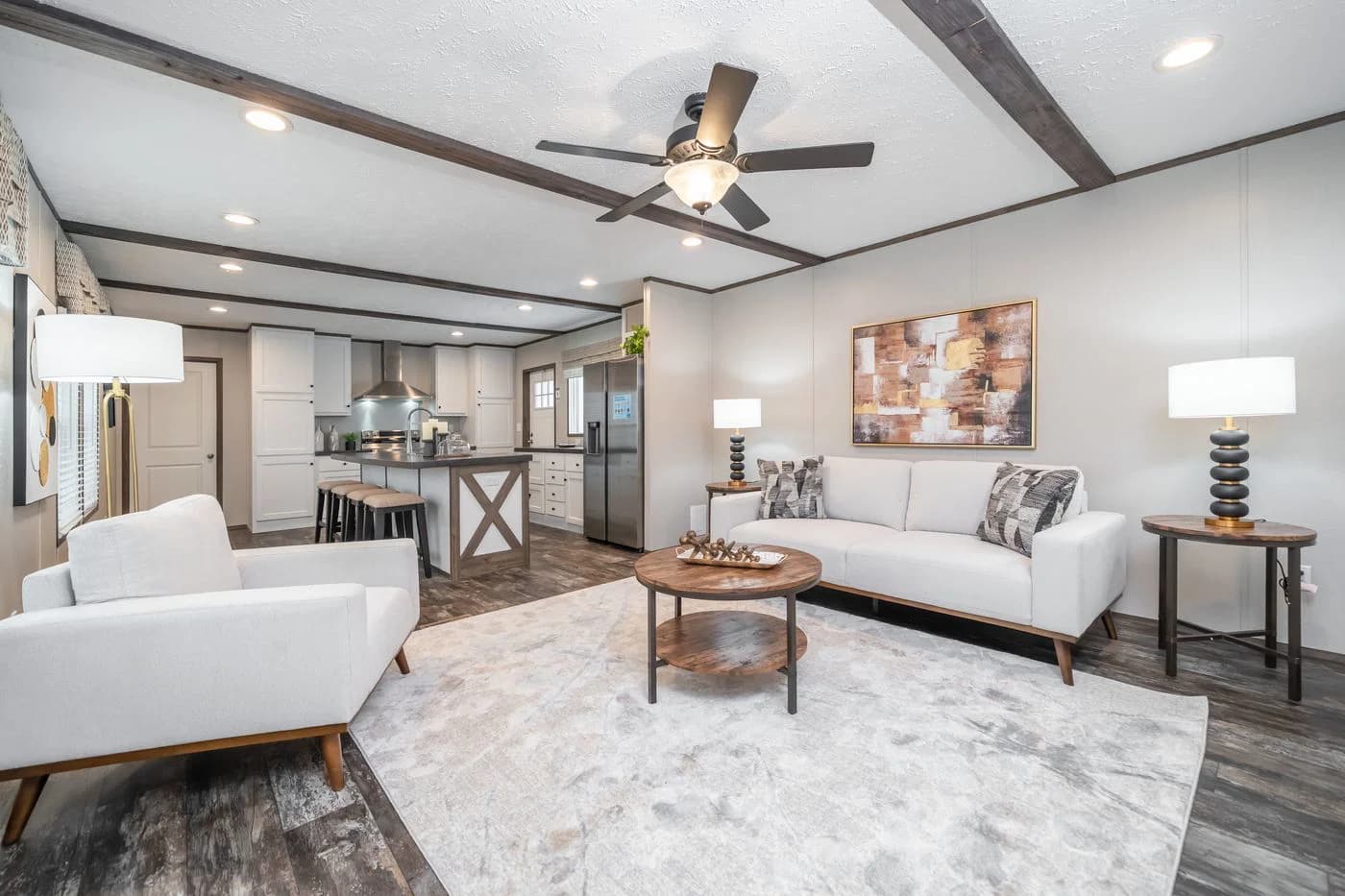 The general interior home features