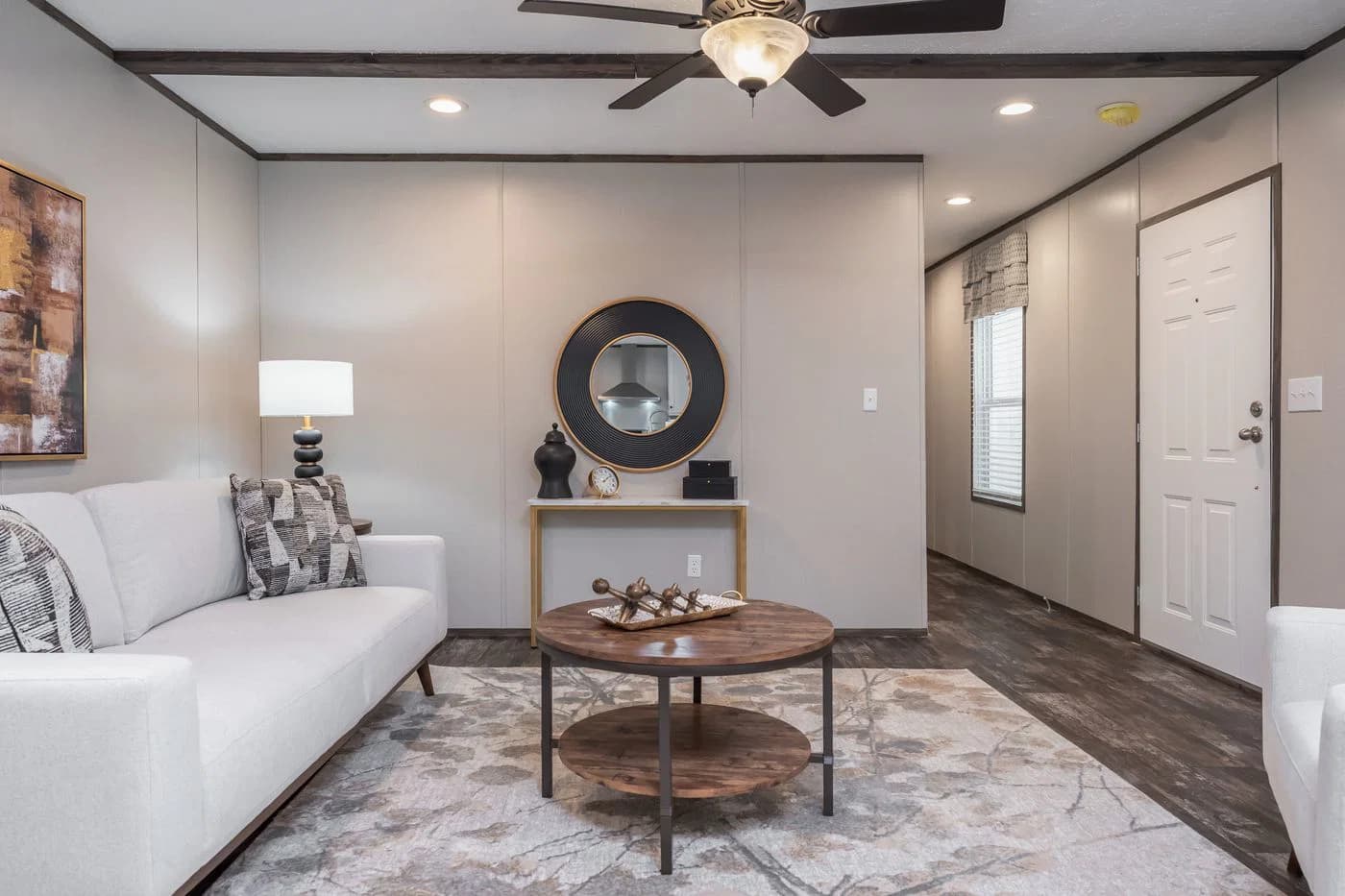 The general interior home features